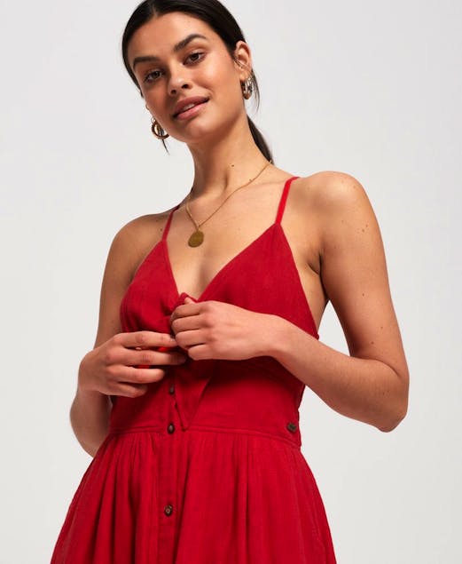 Jayde Tie Front Dress Midi G80124OT SUPERDRY - Main Image