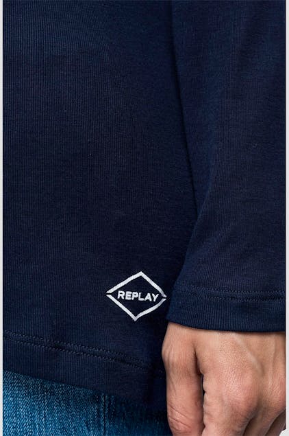 REPLAY - Long Sleeved Jersey T-Shirt