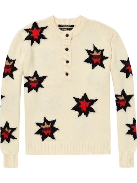 MAISON SCOTCH - Knitted pull with stars