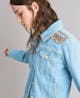 TWINSET - Denim Jacket With Jewel Embellishments