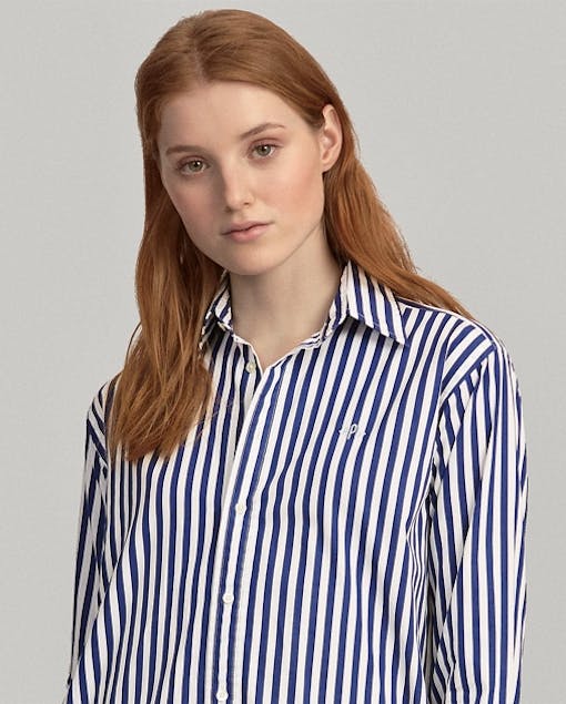 POLO RALPH LAUREN - Striped Cotton Shirtdress