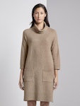 Knitted Dress In Boucle Look