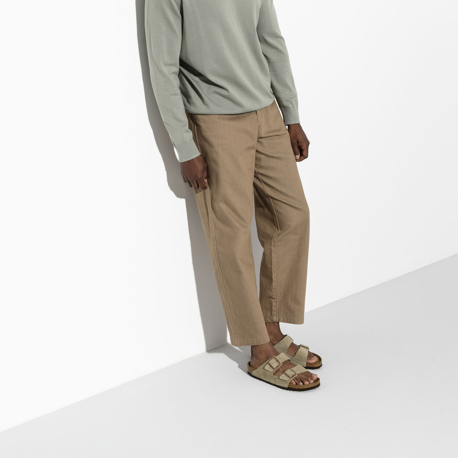 BIRKENSTOCK - Classic Arizona Taupe Essential Shoes Unisex