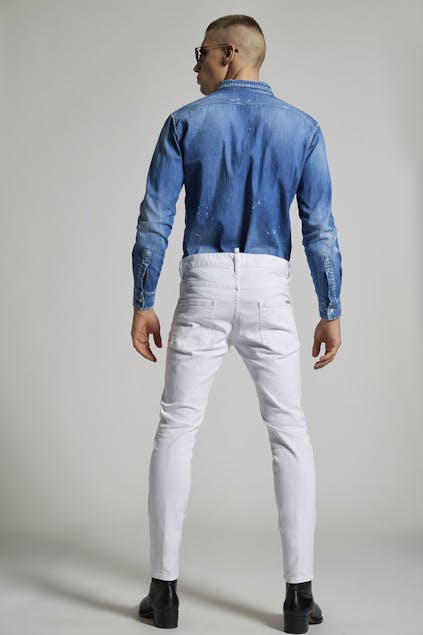 DSQUARED2 - Stretch Bull Garment Dyed Skinny Dan Jeans