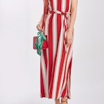 Striped Maxi Jersey Dress