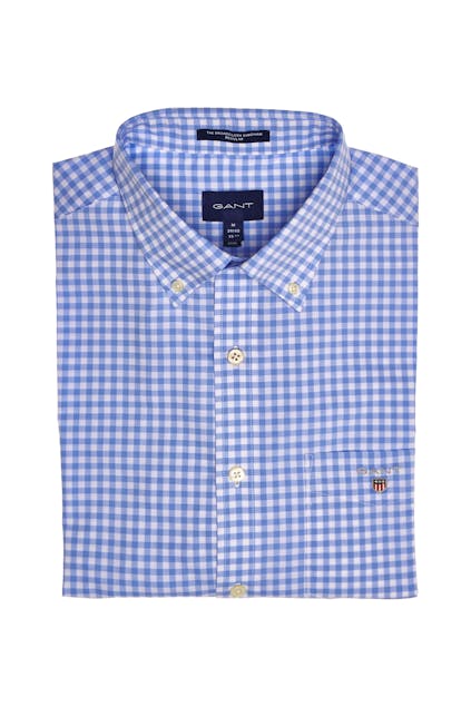 GANT - The Broadcloth Gingham Regular SS Shirt