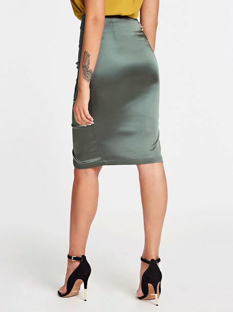 GUESS MARCIANO - Fuego Satin Skirt