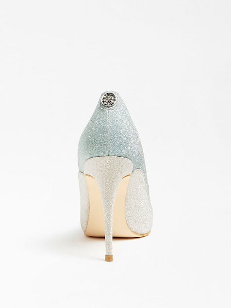 GUESS - Omara Glitter-Look Court Shoe