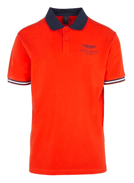HACKETT - Embroidered Cotton Polo Shirt