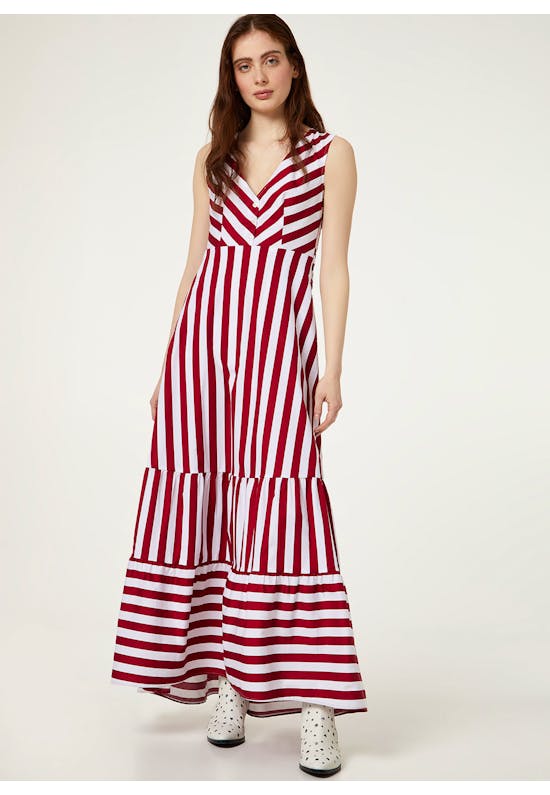 Long Striped Dress