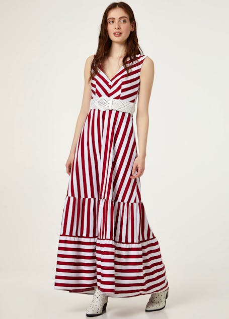 LIU JO - Long Striped Dress