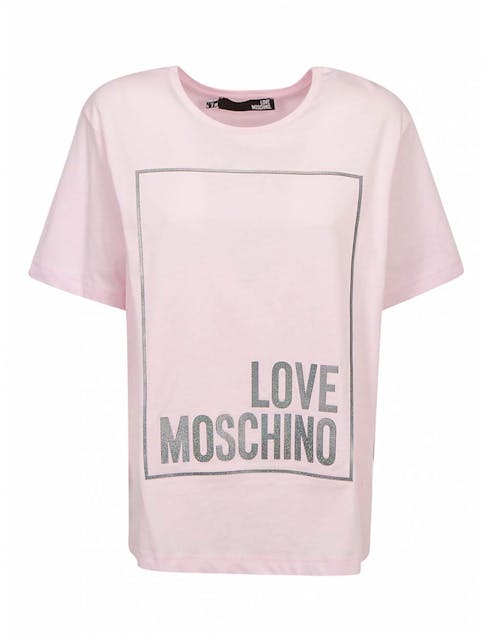 LOVE MOSCHINO - Oversized Logo Print T-shirt