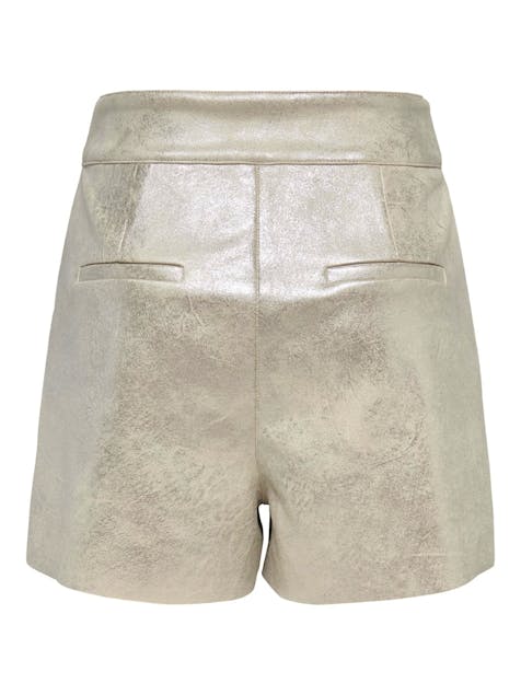 ONLY - Onqirma Faux Suede Shorts Beige