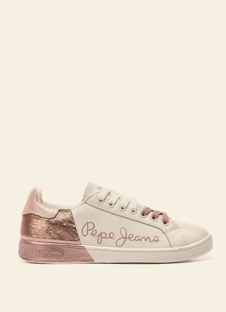 PEPE JEANS - Brompton Sequins Compined Sneakers
