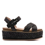 Wick Natural Crossed Straps Sandals