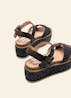 PEPE JEANS - Wick Natural Crossed Straps Sandals