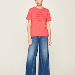 Freja Basic T-Shirt With Message