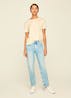 PEPE JEANS - Lua T-Shirt In Linen Fabric