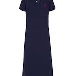 Short-Sleeves Polo Shirtdress