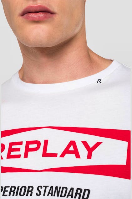 REPLAY - Cotton T-Shirt With Replay Writing