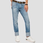 Slim Fit Hawaian Recycle Anbass Jeans
