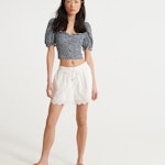 Lace Broderie Shorts
