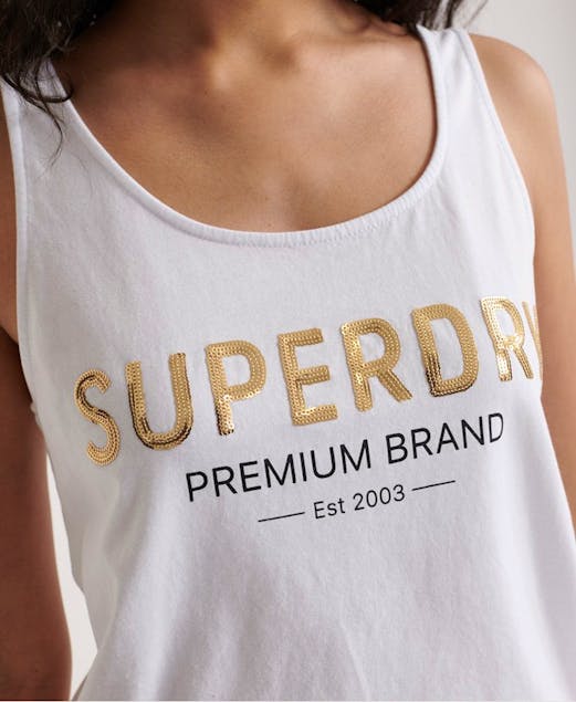 SUPERDRY - Premium Sequin Classic Vest