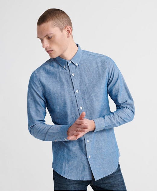SUPERDRY - Edit Linen Button Down Shirt