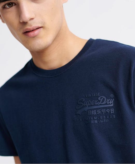 SUPERDRY - Vintage Logo Premium Goods Tonal Injection T-Shirt