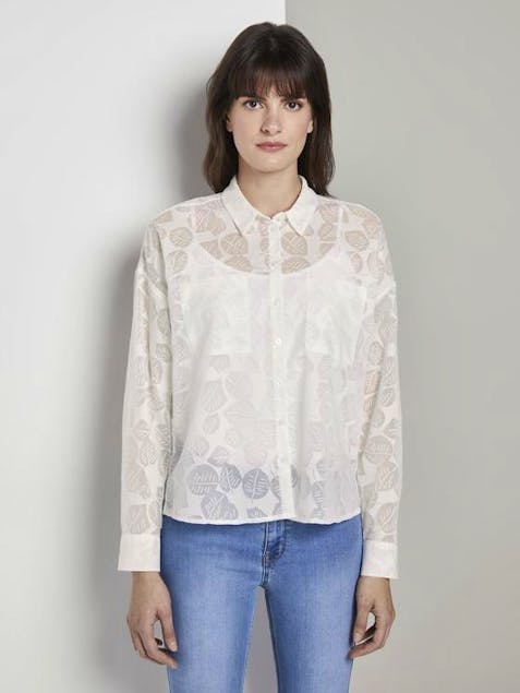 TOM TAILOR - Blouse With Burn Shirt