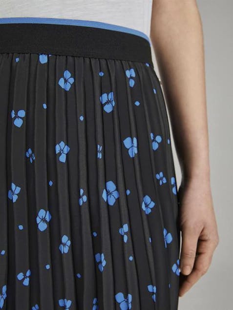 TOM TAILOR - Flower Plis Skirt