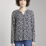 Blouse With Flower Pattern