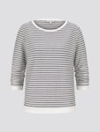 Striped Jacquard Sweatshirt