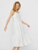 VERO MODA - Embroidered Maxi Dress White