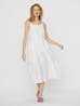 VERO MODA - Embroidered Maxi Dress White