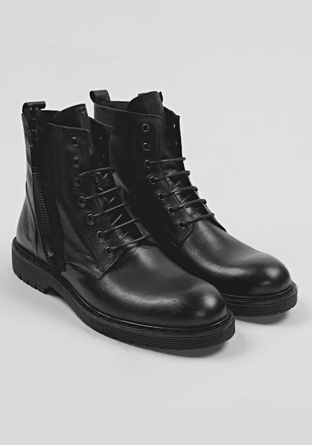 ANTONY MORATO - "Soldier" Ankle Boot In Supple Leather