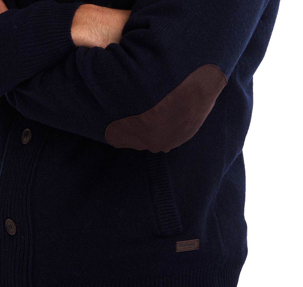 Patch Zip Thru SweaterMKN0731 Barbour gustostore.gr