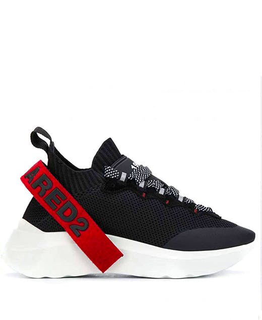 DSQUARED2 - Lase-up Low Top Sneakers