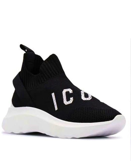 DSQUARED2 - Icon Crystal-Embellished Sneakers