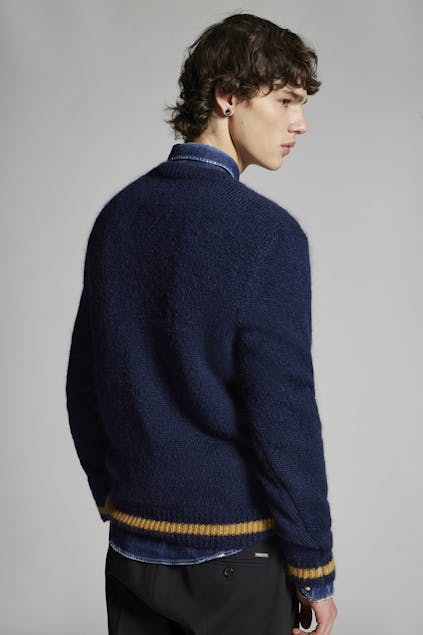 DSQUARED2 - Dean Crew Mohair Knit Sweater