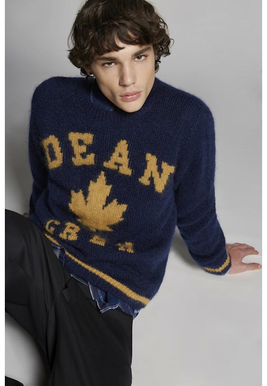 Dean Crew Mohair Knit Sweater