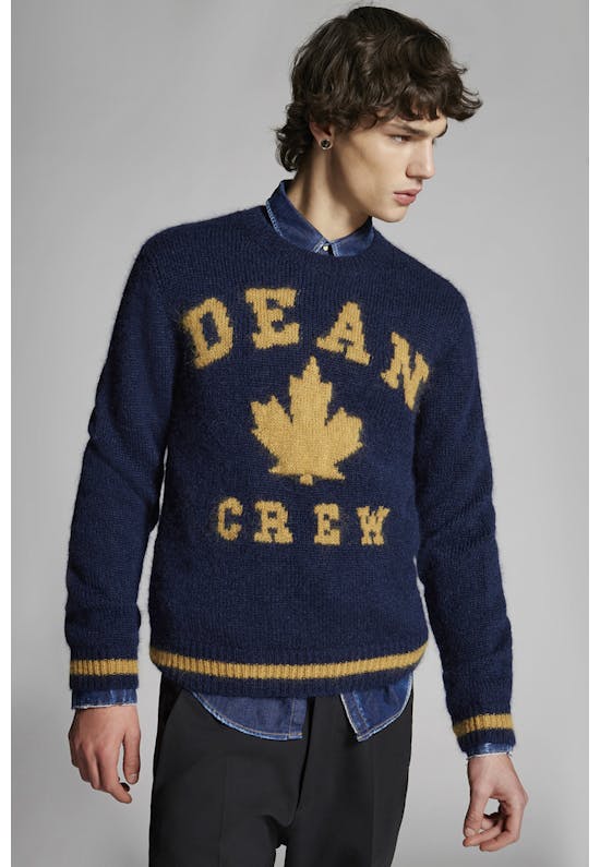 Dean Crew Mohair Knit Sweater