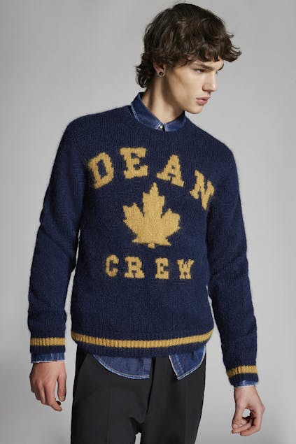 DSQUARED2 - Dean Crew Mohair Knit Sweater