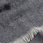 Unisex Herringbone Wool Scarf