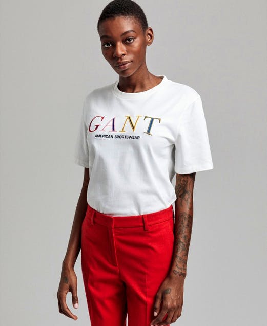 GANT - T-shirt With Colored Graphics