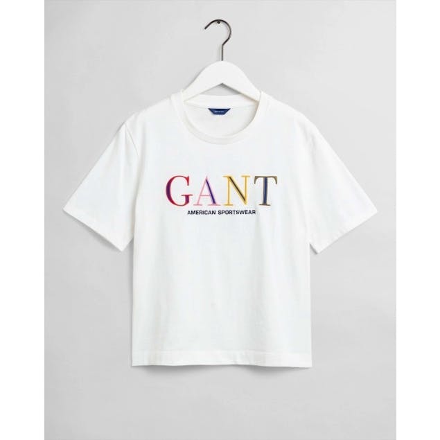 GANT - T-shirt With Colored Graphics