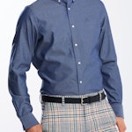 Slim fit pinpoint oxford shirt