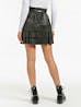 GUESS - Faux Leather Pleated Skirt