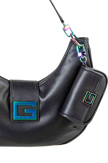 GUESS - Black Shoulder Bag Brightside Large Hobo