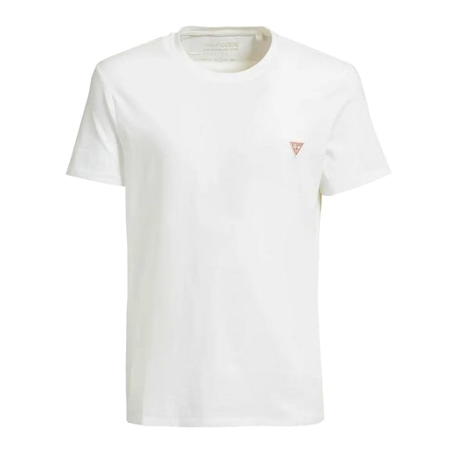GUESS - Triangle Core Logo Crew Half-Sleeve T-Shirt